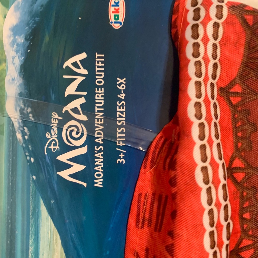 Moana dress 4-6x